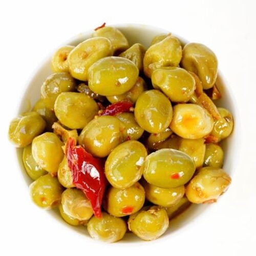 Olives Vertes Pimentées (250 g)